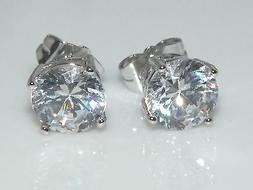 Punto Luce Zircone Bianco Grande Brillante Uomo Donna Lam Or