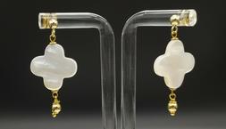 Quadrifoglio Madreperla Argento Portafortuna