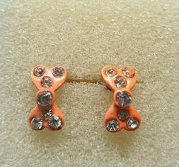 Ragazza Bambina Donna Fiocchetti Arancio Flu&ograve; Portafortuna 