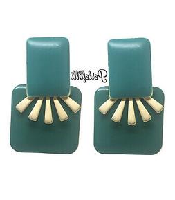 Rettangolari Ventaglio Verde E Oro Opaco