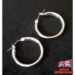 Rotondi A Cerchio Paio Argento Gioielli Fashion 25mm/2.5cm -