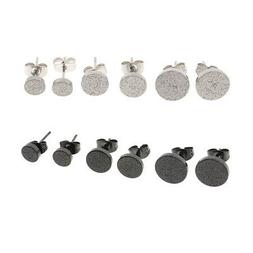 Rotondi Minimalisti A Forma Di Piccoli Orecchini A Forma Di