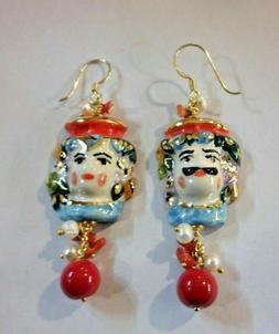 Siciliani Testa Di Moro In Ceramica Hand Made Idea Regalo