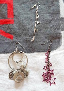 Singoli Croce , Orcchino Stelle , Orecchino Boho Chic, Set O