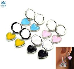 Smaltati Da Donna Cerchio Piccoli Con Cuore Cerchietto A Min