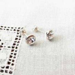Sposa Argento 925 Italiano E Swarovski Crystal La Bottega Li