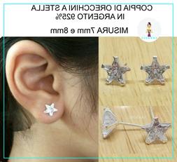 Stella Brillantino Punto Luce Uomo Donna In Argento 925%