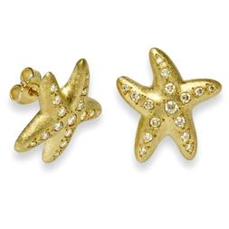 Stella Marina Polvere Di Stelle Con Brillanti 0.75 Ct. 750 O