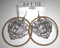 Strass Cuore Chiave Logo Farfalla Corona Perle Cerchi Nuovo