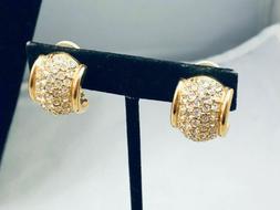 Swarovski Swan Tono Oro Vintage Bigiotteria Americana