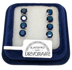 Tennis Da 4 Donna Pl. Oro Bianco 18k Con Cristalli Swarovski