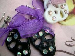 Teschi Swarovski -neri O Bianchi Spedizione Gratis!!!