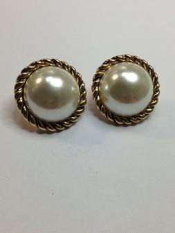 Tondi Mezza Perla &Oslash; 20 Mm E Bordo Intrecciato