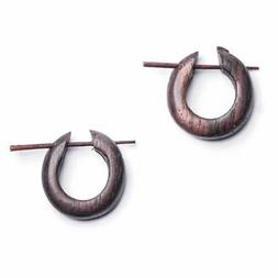 Tribali Marroni Di Legno Fatti A Mano Piccoli Rotondi