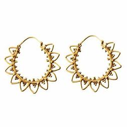 Tribali Ottone Etnici Fiori A Cerchio