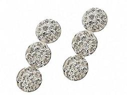 Trilogy Donna Ragazza Oro Bianco 18 Kt Carati Ct 750 Gr 0,74