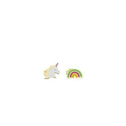Unicorno Ed Arcobaleno Le Beb&egrave; Pmg057 Oro Giallo 9kt Collez