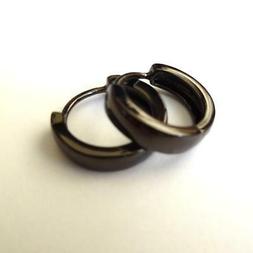 Uomo Donna Cerchi Colore Acciaio Nero Pirata 1,5 Cm - 3,5 Mm