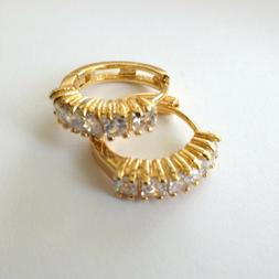 orecchini uomo donna cerchi colore oro con