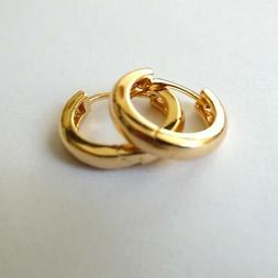 Uomo Donna Pirata Cerchi Colore Oro 1,4 Cm - 3 Mm - 258 N