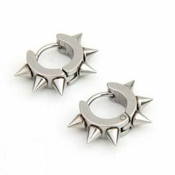 Uomo In Acciaio Inox Punk Rock Gothic 16mm A3i2