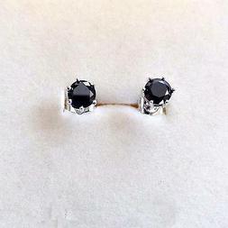 orecchini uomo punto luce colore argento zircone