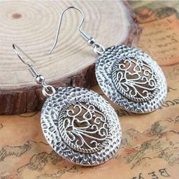 Vintage Etnici Da Donna Con Fiore Inciso A Goccia, Decorazio