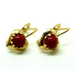 Vintage In Oro Massiccio 18 Kt Anni '50 Piccoli A Forma Di C