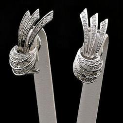 Wings In Oro Bianco 18 Kt 750 Con Brillanti 0.70 Ct + Certif