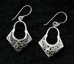 Orecchino Etnici Tribal-Argento 925-4.3g-28 mm-W41 10098