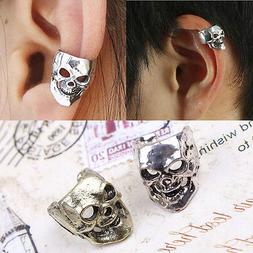 ORECCHINO TESCHIO ARGENTATO SENZA FORO, BUCO - CUFF CLIP WRA