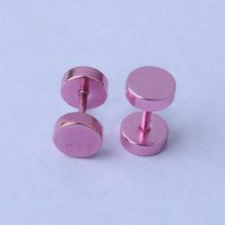 ORECCHINO TITANIO UOMO PIERCING DONNA ACCIAIO FINTO DILATATO