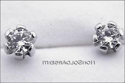 Perno Uomo Donna Punto Luce Zircone Brillante