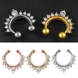 Placcati Oro Rosa Argento Finto Indiano Brillantini