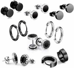 A Cerchio, Da Uomo, In Argento E Nero