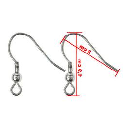 (50 Per 100 Monachelle Color Argento 20x19mm Senza Nickel Cn