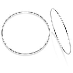 A Cerchio Xl 585 Oro Bianco 1,5mm &Oslash;60mm Rotondo Brillante