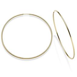 A Cerchio Xl 585 Oro Giallo 1,5mm &Oslash;60mm Rotondo Brillante