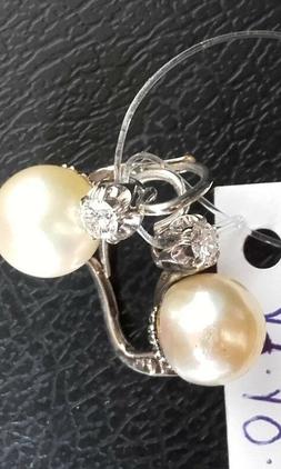 In Oro 750 Con Brillanti E Perle Coltivate