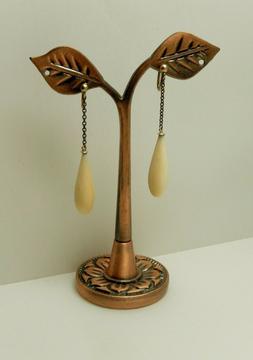 Pendenti a goccia VINTAGE ORIGINALE anni 40 - lucite - chius