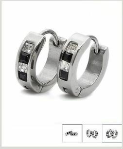 Pendenti Bling-Bling Cerchio Per Uomo Con Cristallo Austriac