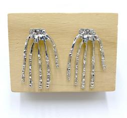 Pendenti Donna Da Mani Da Scheletro Argentati Nuovo Bigiotte