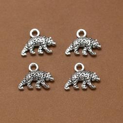 Pendenti in lega Big Bear Decorativi Charms fai da te in arg