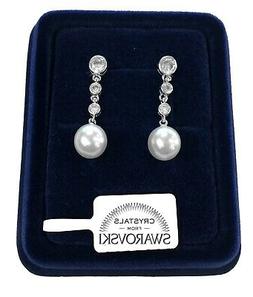 Pl Oro Bianco 18k Con Cristalli Swarovski