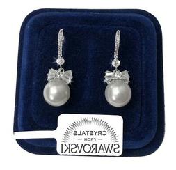 Da Donna Pl. Oro Bianco 18k Con Cristalli Swarovski S8