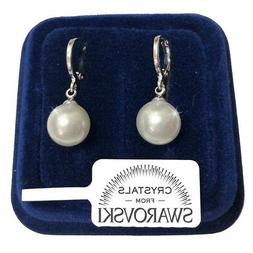 Da Donna Pl. Oro Bianco 18k Con Cristalli Swarovski S10