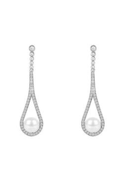 Gemma Cz 925 Argento Sterling Sposa Matrimonio Lungo