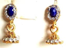 Piccoli Dorato Ossidato Orecchino Jhumka Pierangelo Tribale 