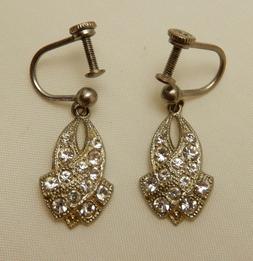 A Vite - Vintage Originale Primi Anni 40 - Con Strass