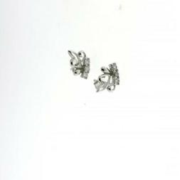 Farfalla Vero Argento 925 Rodiato Con Tre Zirconi